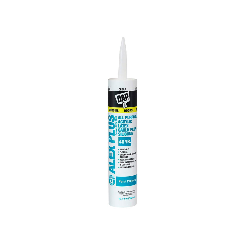 Sellador acrilico silicon alex pl 300-ml 18156 transparente