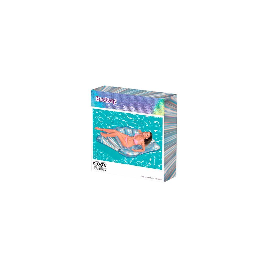 Flotador infla forma de concha 73"x45" 43414