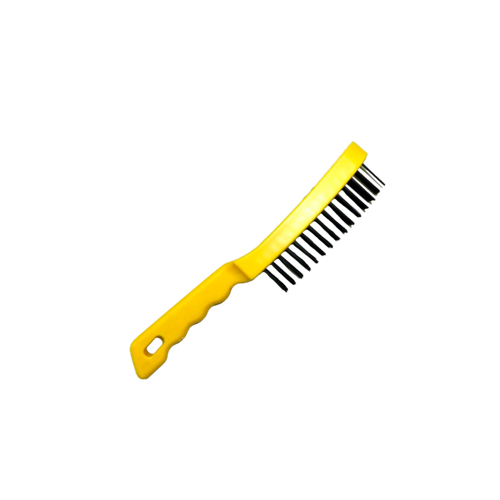 Cepillo alambre 4lin mango plastico h-sj3131-4