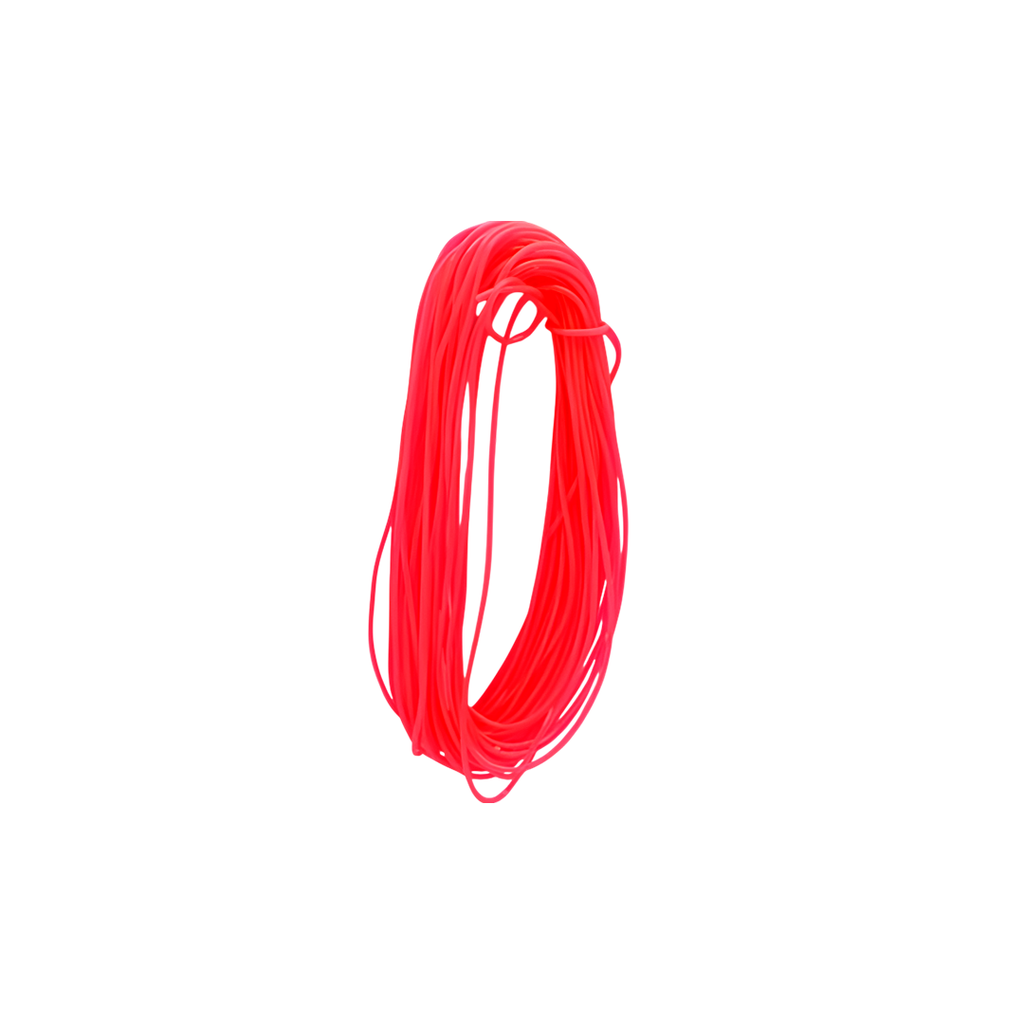 Cordon plastico 4mm rosado fosf. (1-libra)