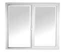 Ventana corrediza lisa upvc 1.8 x 1.2 metros vento blanco