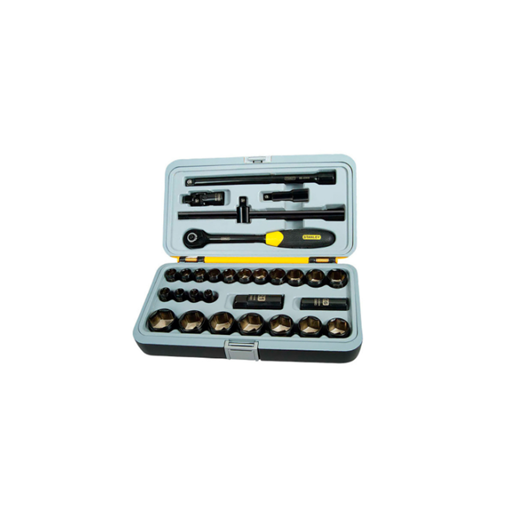 Cubos stanley 30pc 1/2" 8-32mm 94-662