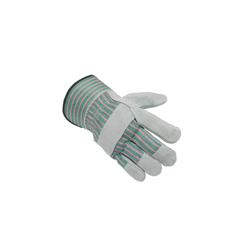 Guante de cuero/tela muñeca corta 10" zhx-1014