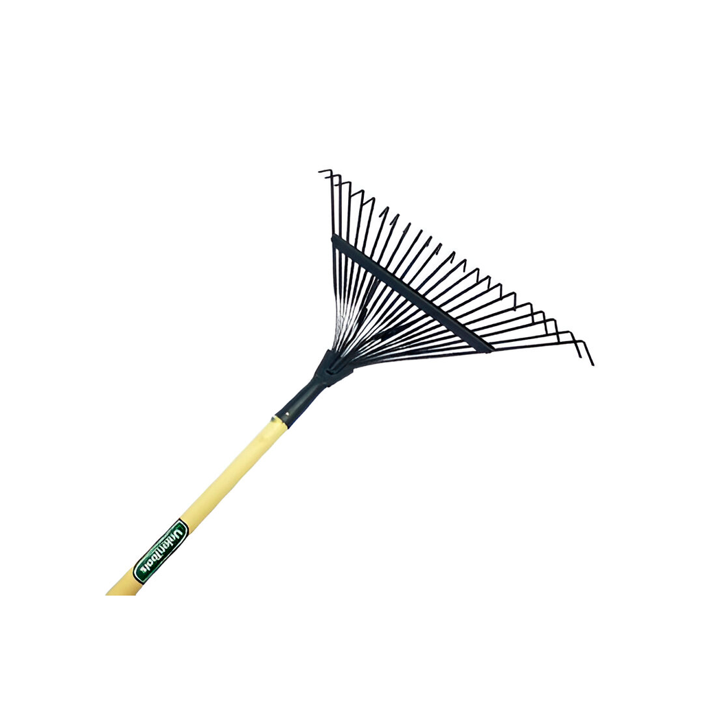 Escobilla jardin 22t metal con palo 146483/6443