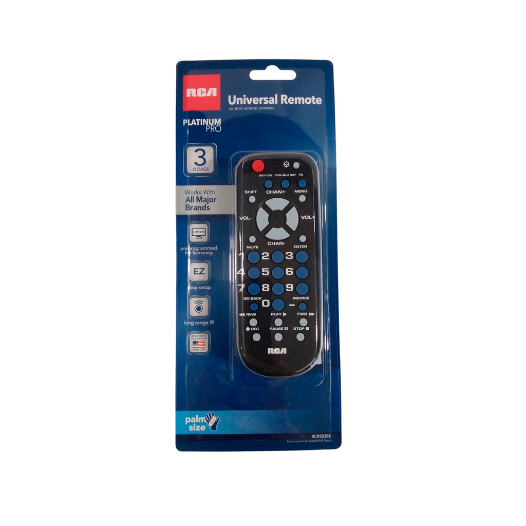Control remoto universal Para Televisor 3en1 rca rcr503br