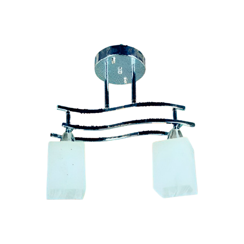 Lampara colgar 2l mundi x-36432-2 cromo