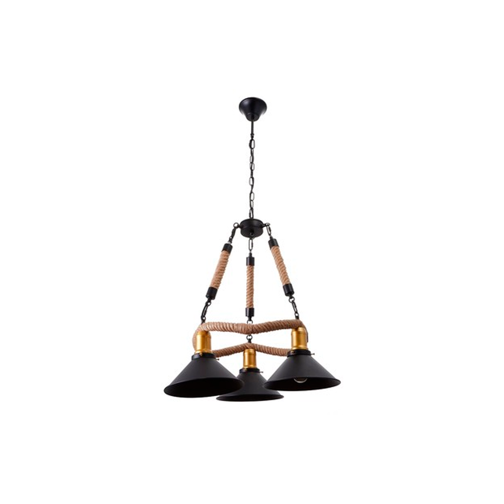 Lampara colgar 3l mundi d-60226-3 negro