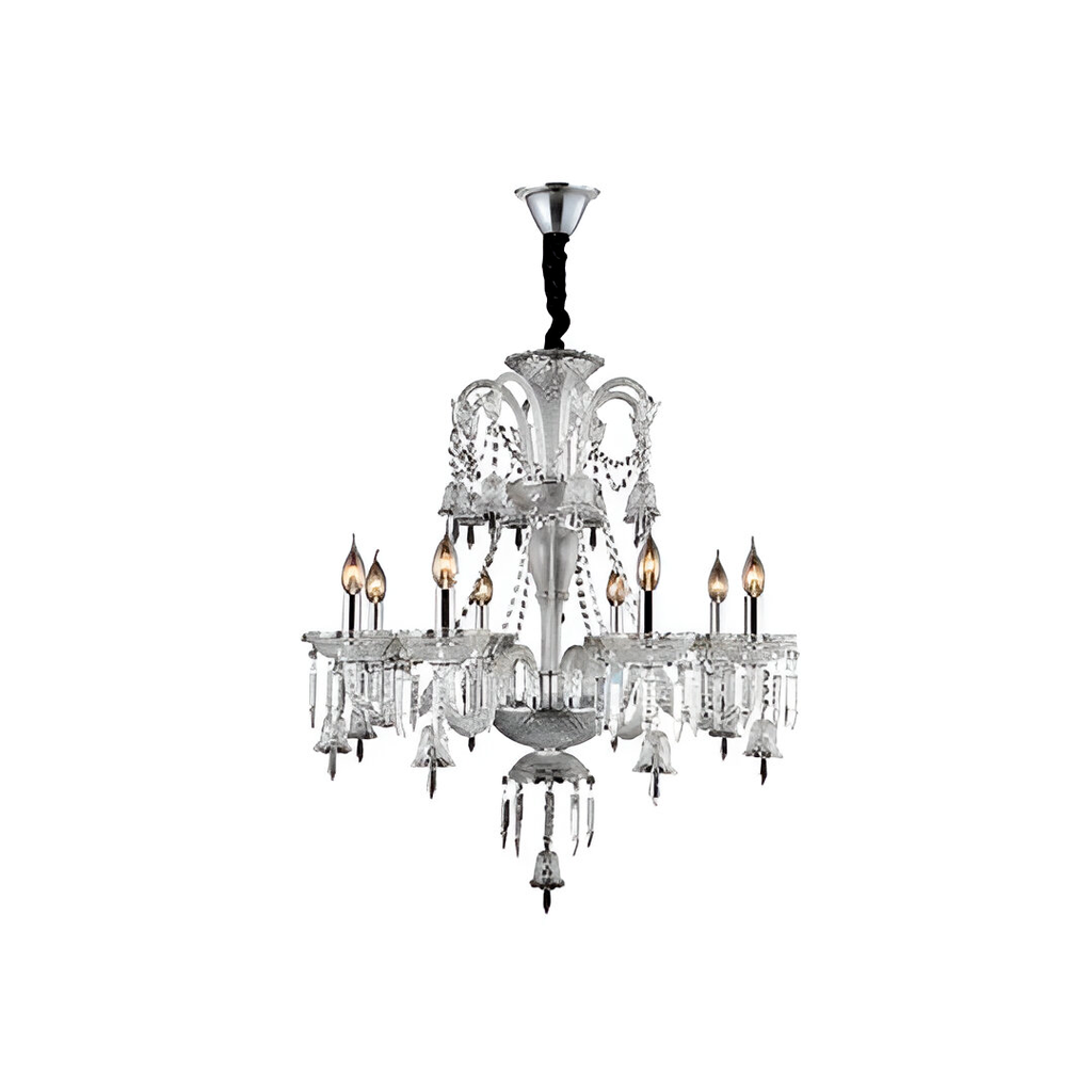 Lampara colgar cristal 8l e14 40w 21013c
