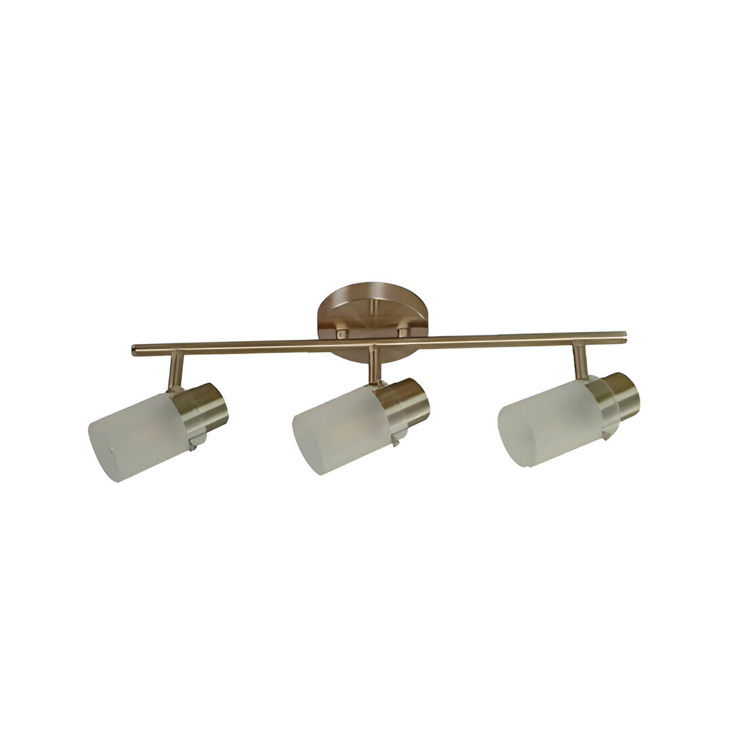 Lampara techo 3l 60w lumi 5280-4 niquel satinado