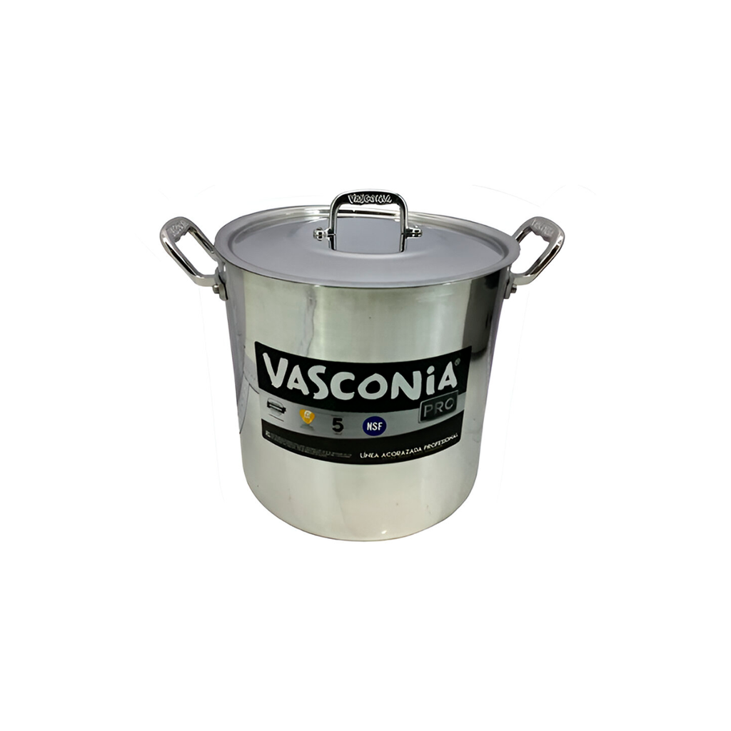 Olla de aluminio 26cm con tapa vasconia 4030242