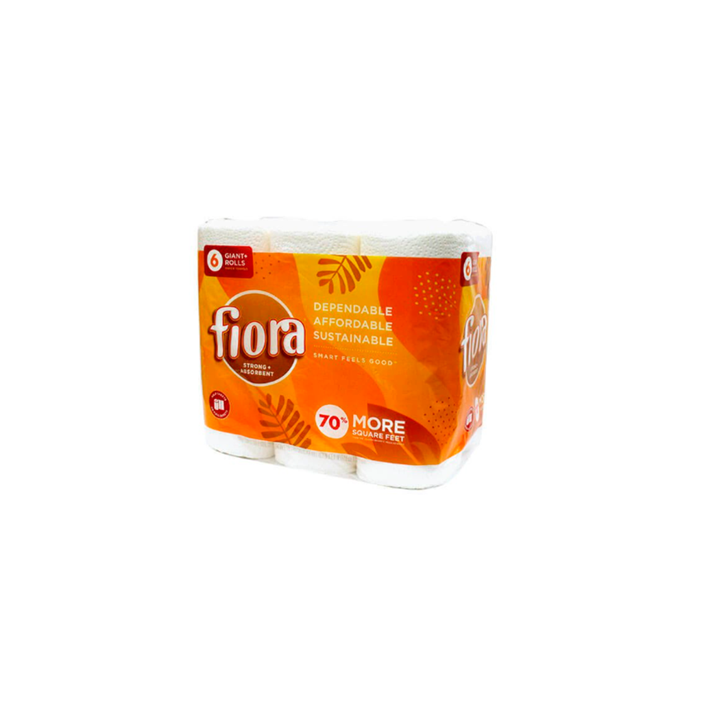 Papel toalla 118-hojas 6pc fiora 249944