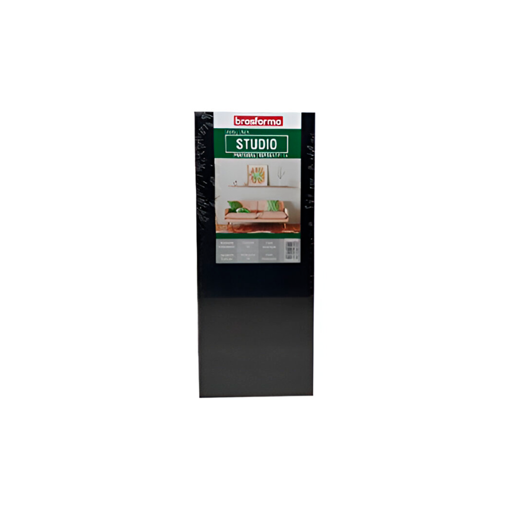 Repisa de madera 24"x10" brasforma negro