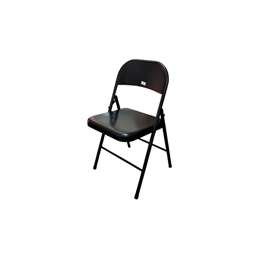 Silla metal plegable 43x45x78cm gs418 black
