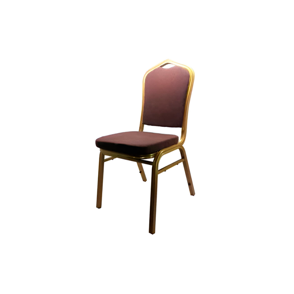 Silla para comedor metal/tela hd-40 café