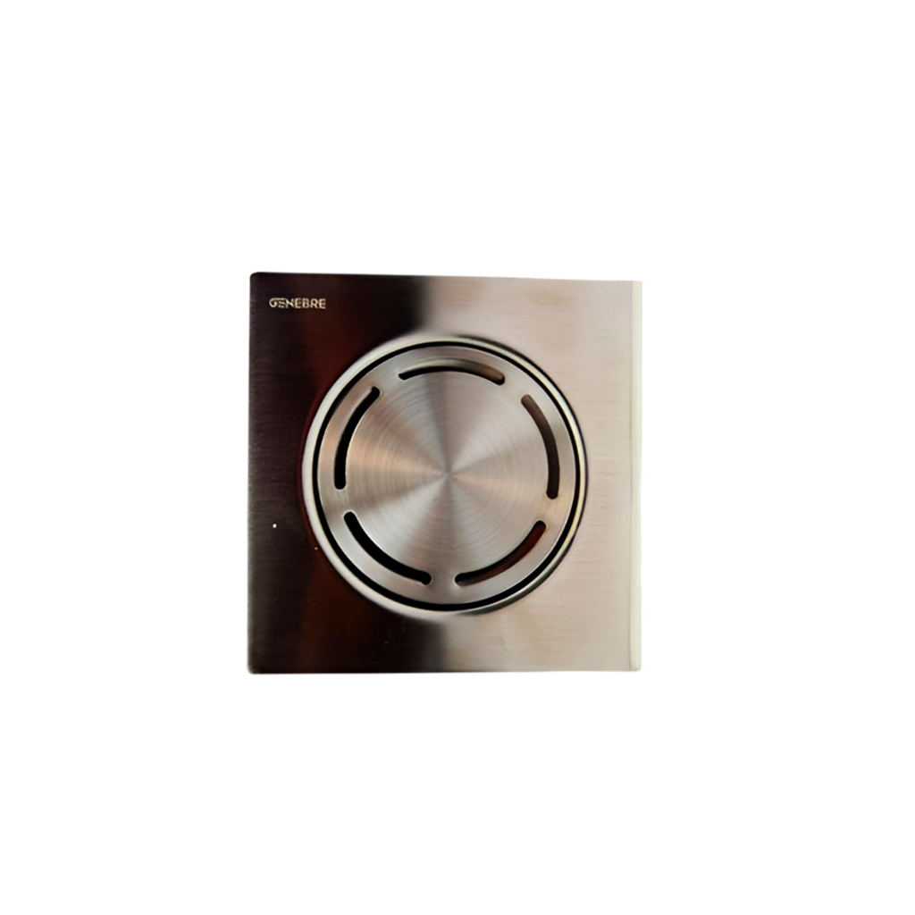 Desague baño acero inoxidable redondo 15cm genebre 21006