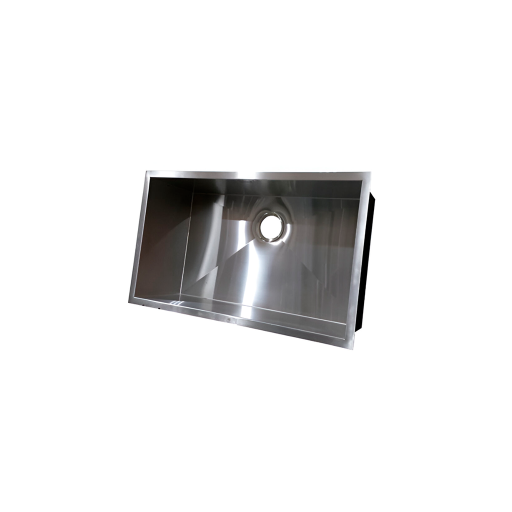 Lavatrasto submontar 32x19x10"1c h3219 ss des
