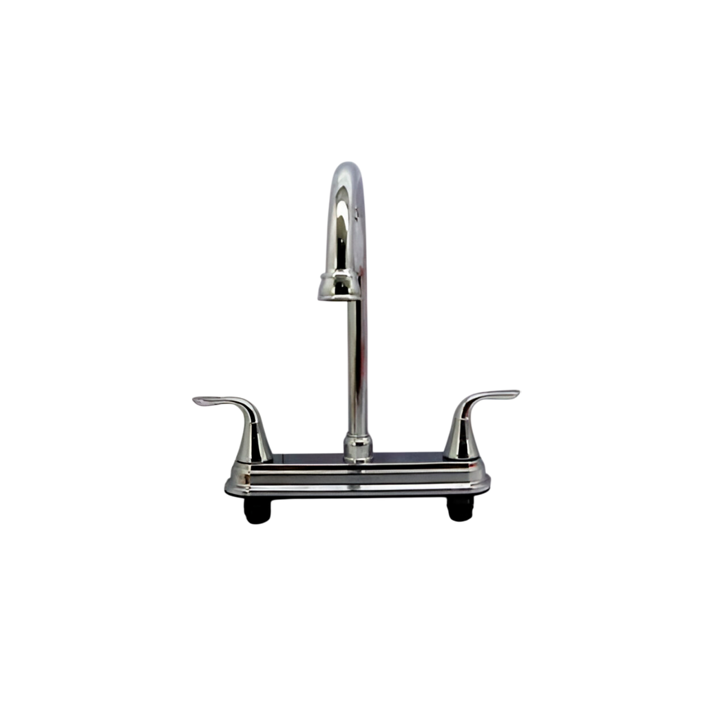 Llave lavatrasto 8" 2-perilla boxer nt1642-8