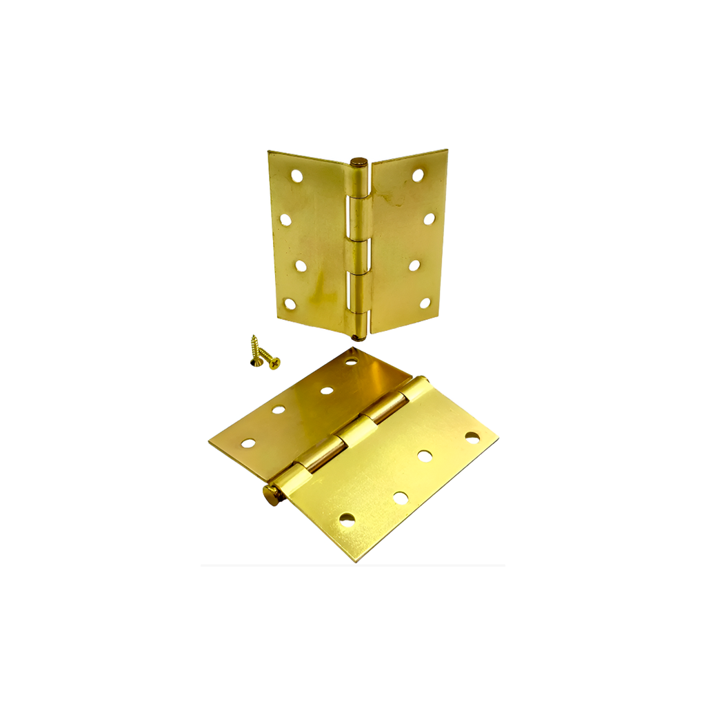 Bisagra national 4"x4" con tornillo n400-039 bronce