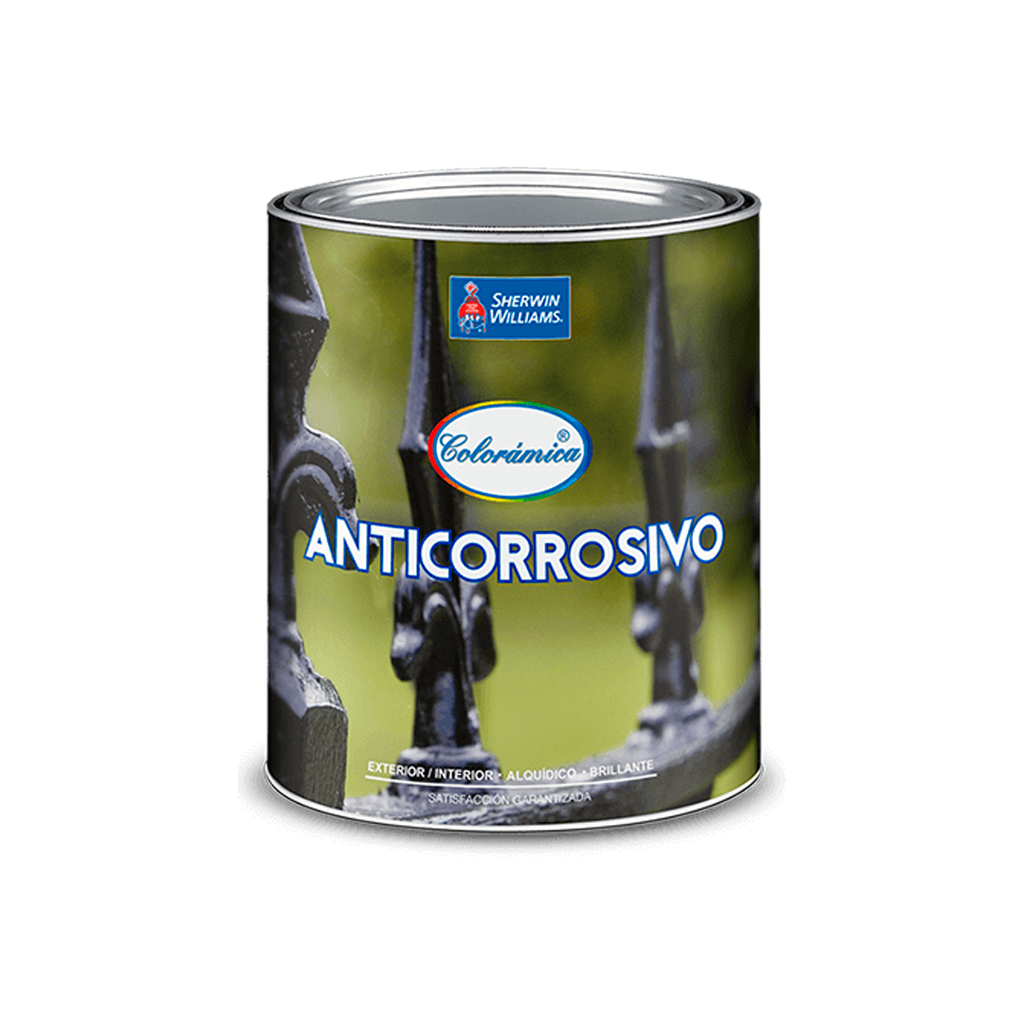 Anticorrosivo basico 1/4-galon sherwin williams n77bsa2 negro
