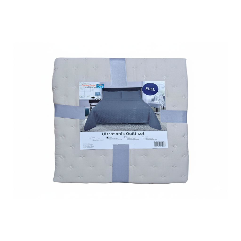 Colcha full 3pc creative home l22bd241bs