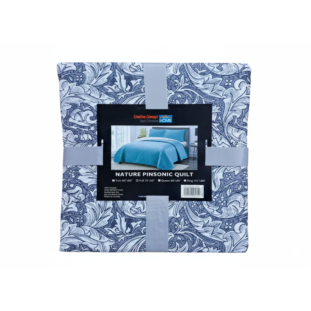 Colcha full 76x86" creative home 17802pf