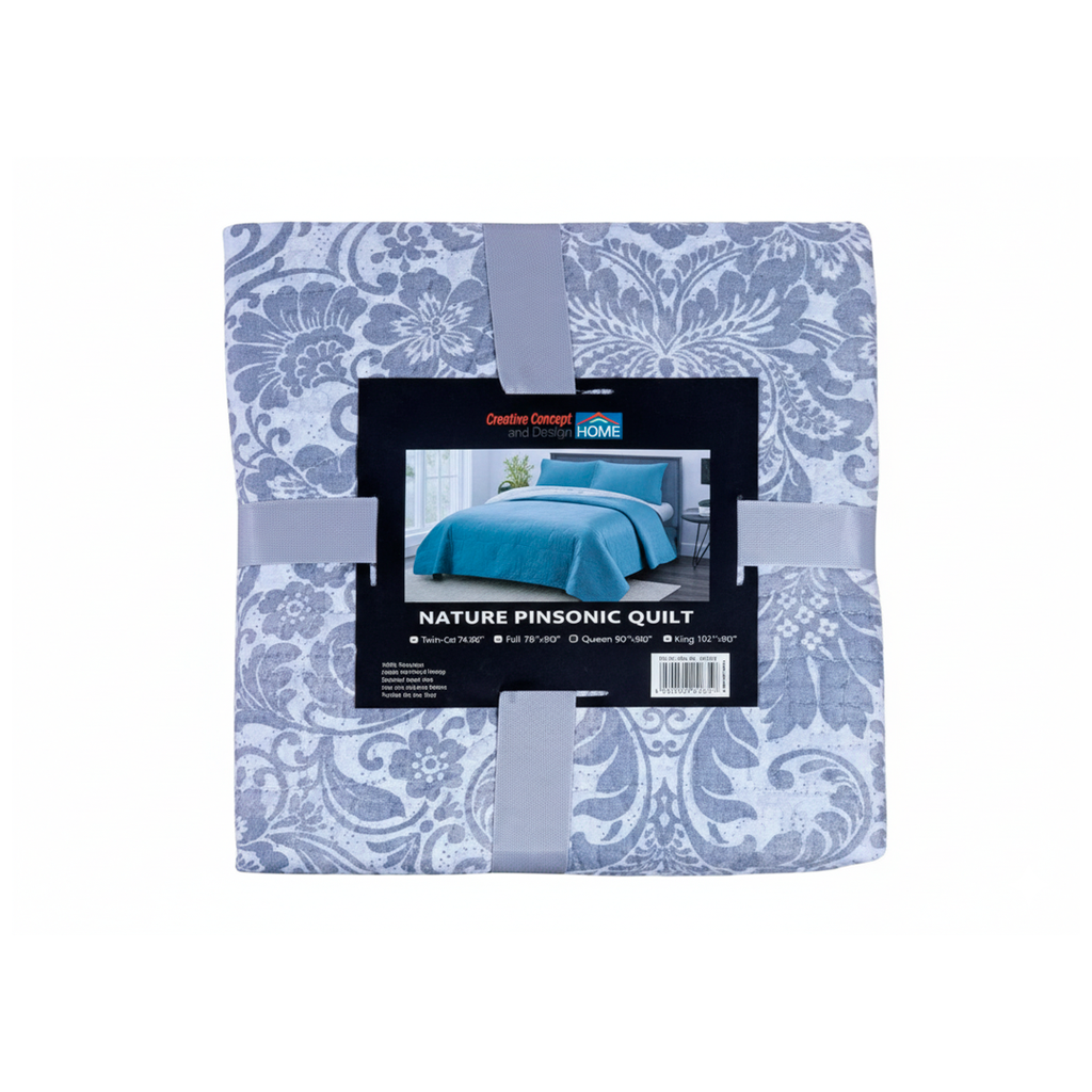 Colcha queen 86x86" creative home l17802