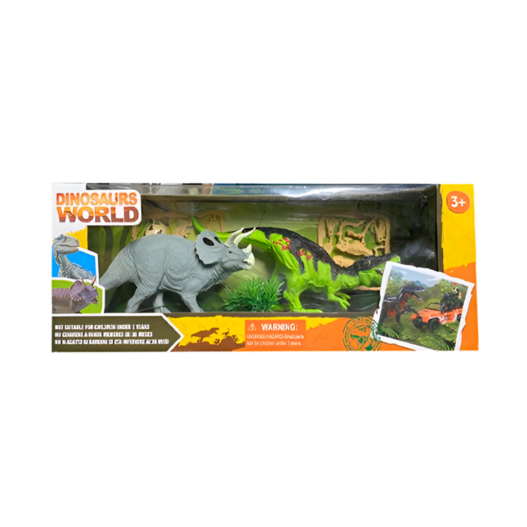 Juguete dinosaurio 2pcs jq100293con 2121-21d