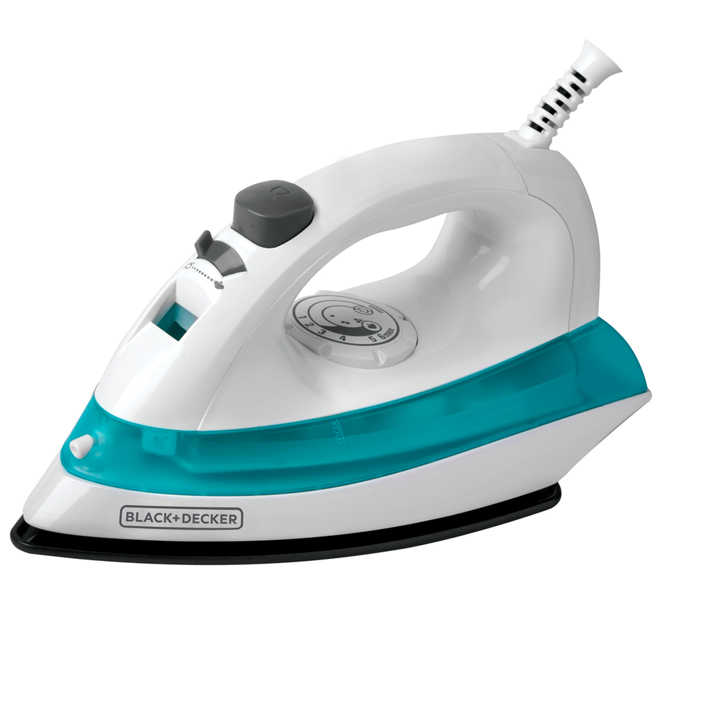 Plancha electrica vapor 1100w b&d irbd100 azul