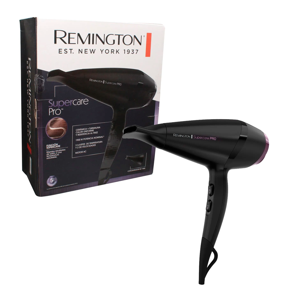 Secadora para cabello 1900w remington d23a