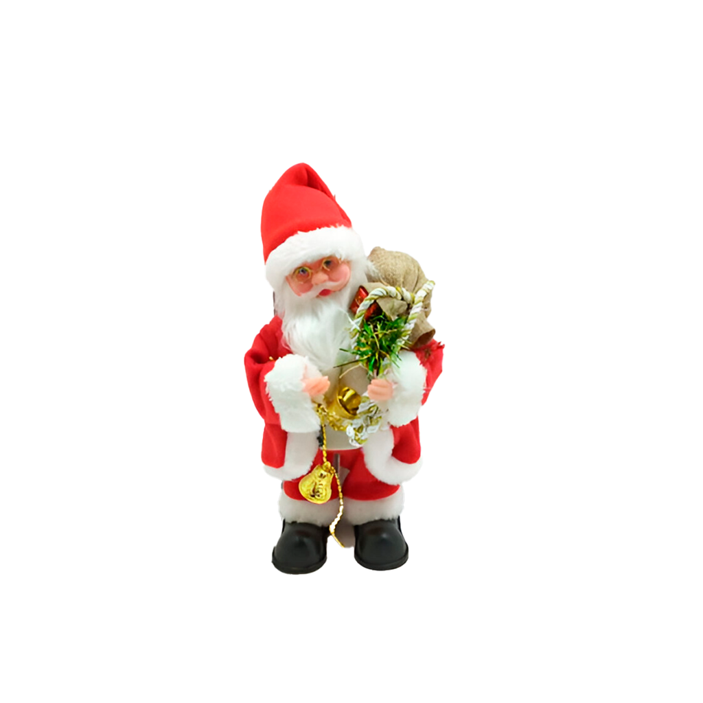 Santa claus 32cm con sonido/movimiento campanas 1272