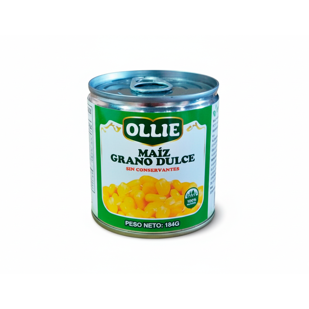 Maiz grano dulce 184g lata ollie
