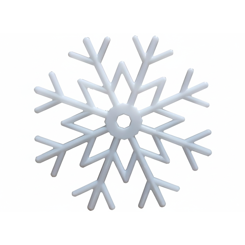 Adorno navideño copo nieve 40cm 48led multico