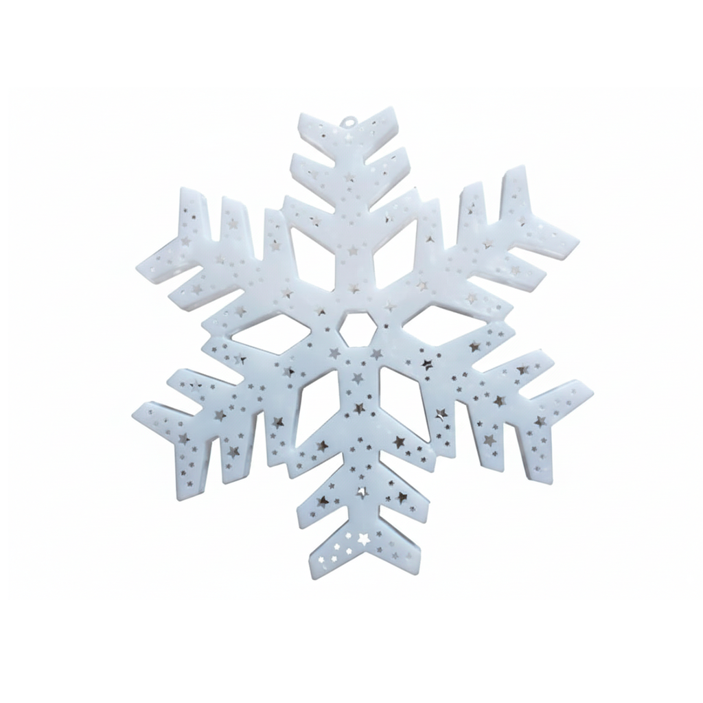 Adorno navideño copo nieve 41cm 35led multico
