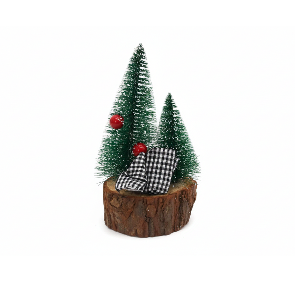 Adorno navideño mini arbol 16cm 82183