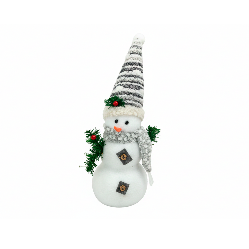 Adorno navideño muñeco nieve 20x37cm zn21-644