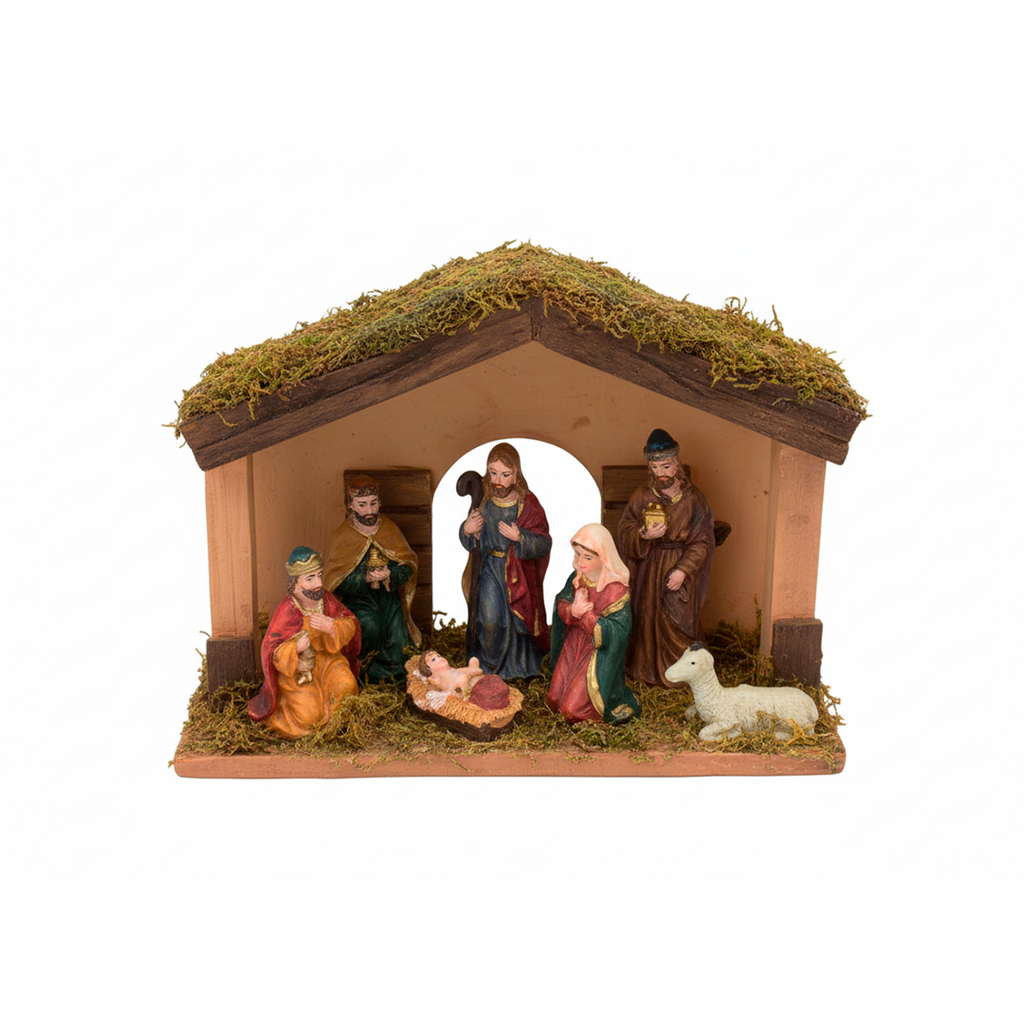 Adorno navideño nacimiento con figuras sg20539