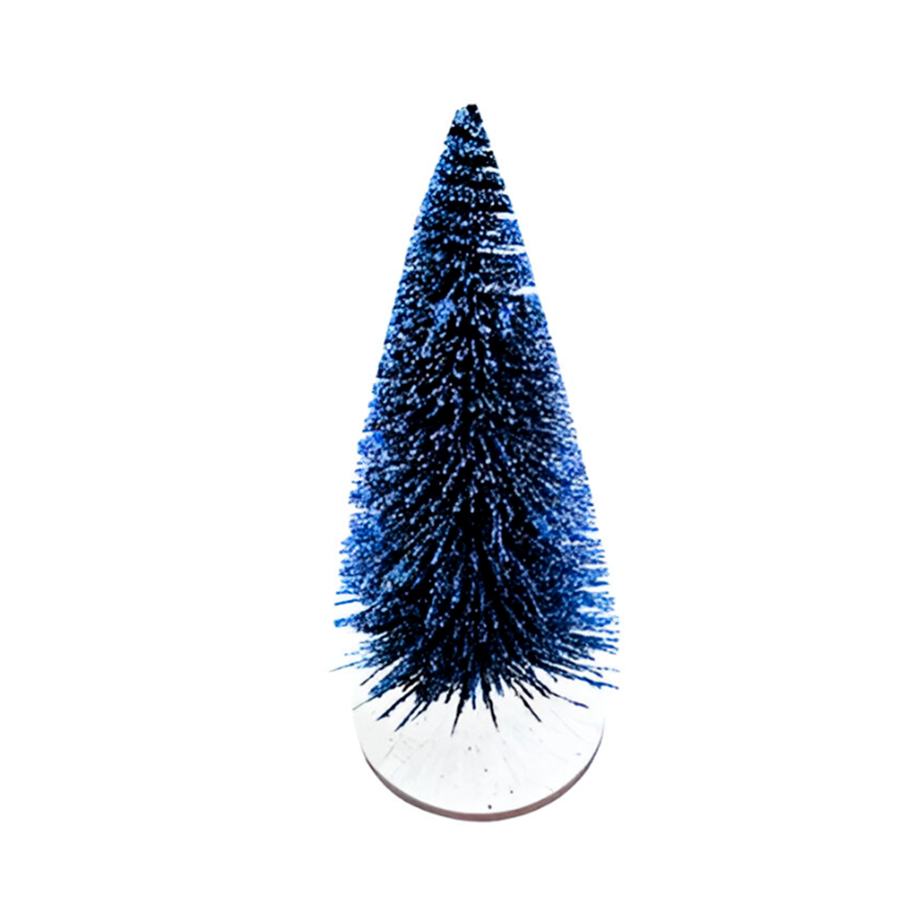 Adorno navideño pino 17x7cm 03-1420 azul oscuro