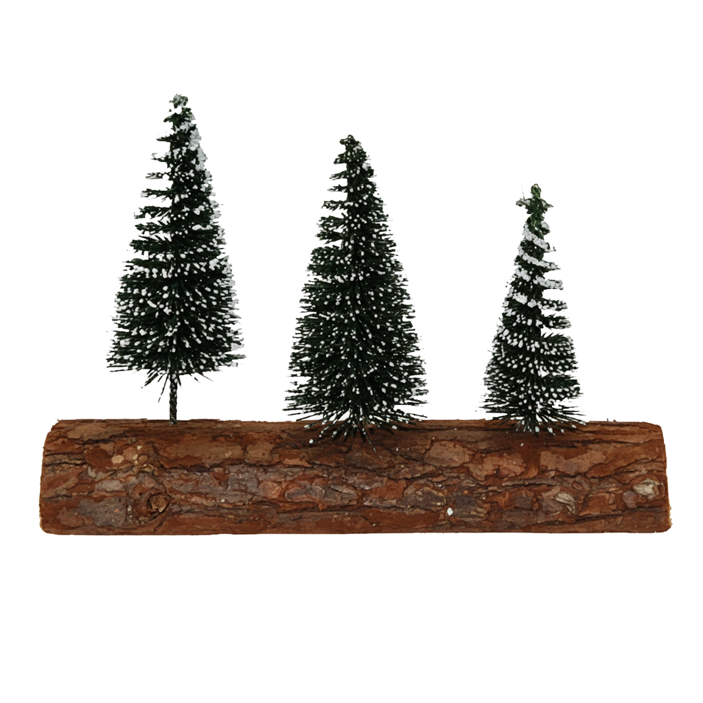 Adorno navideño pino 3pc cht-12-26 verde