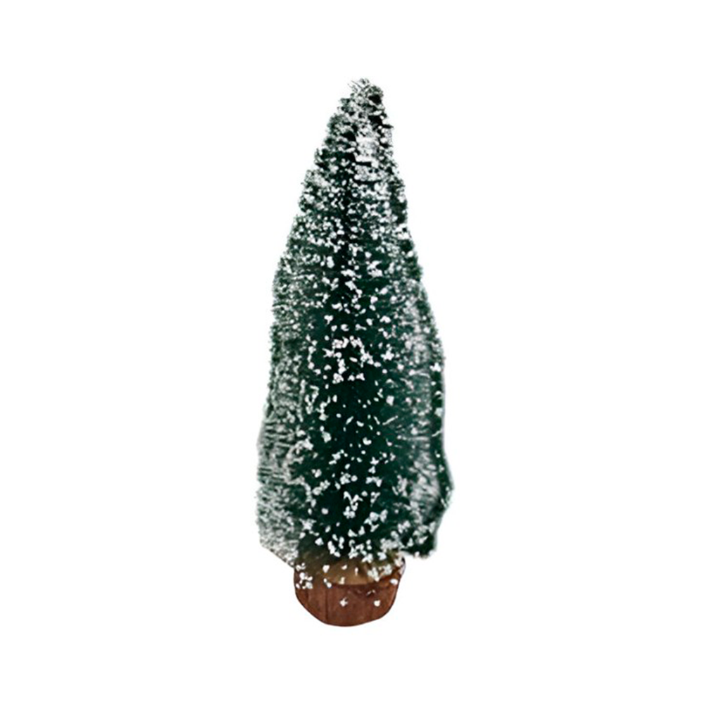 Adorno navideño pino con nieve  30cm cho-06-30 verde