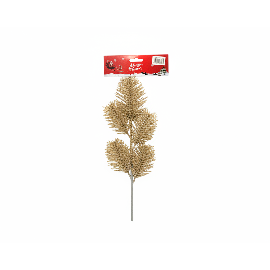 Adorno navideño rama 2pc 38cm wcz20243 dorado