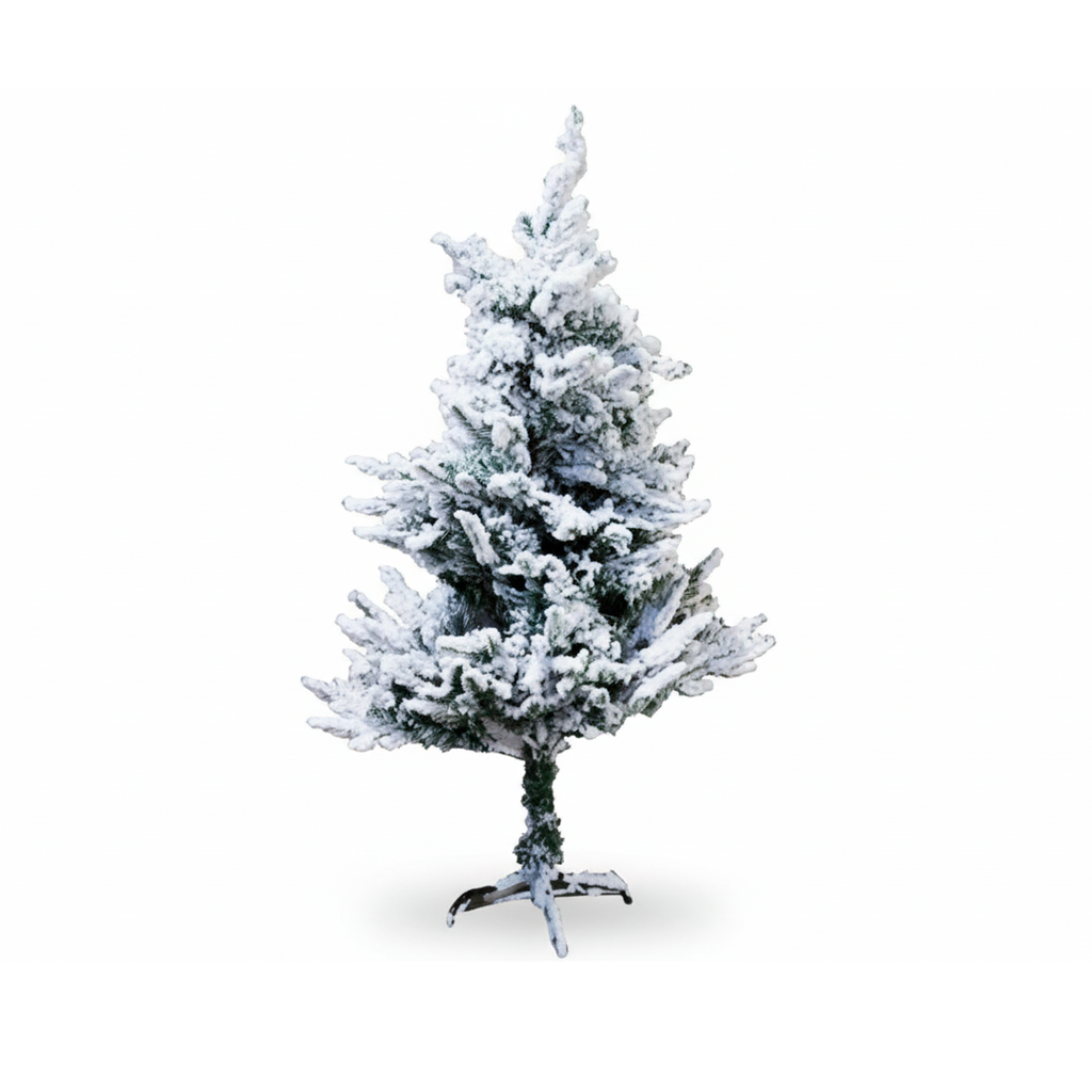 Arbol de navidad 4' 326t base metal con nieve