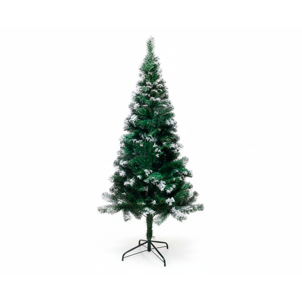 Arbol de navidad 7' 950t/6cm base metal sp-14 verde
