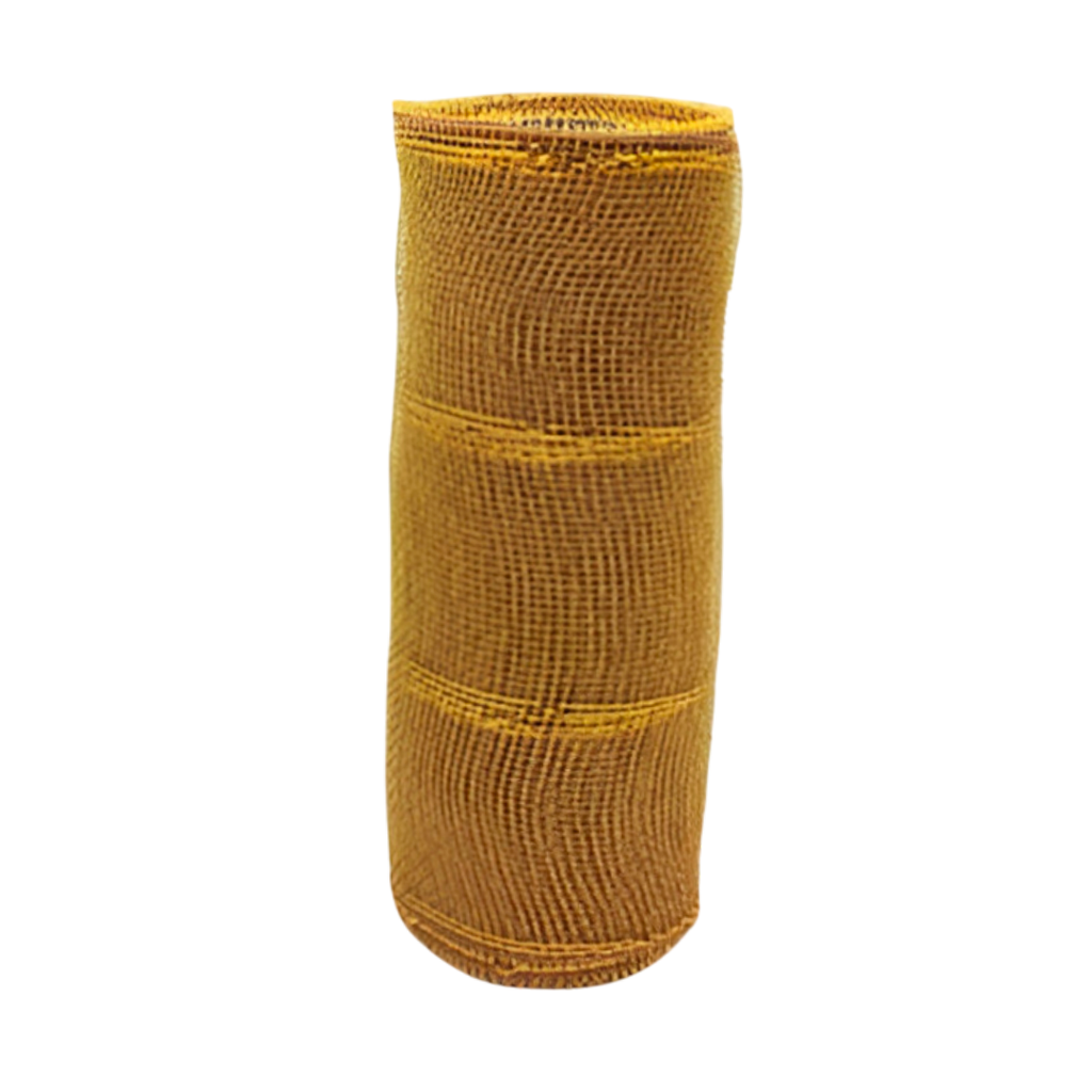 Cinta navideña 25cmx10yd cd3438 dorado