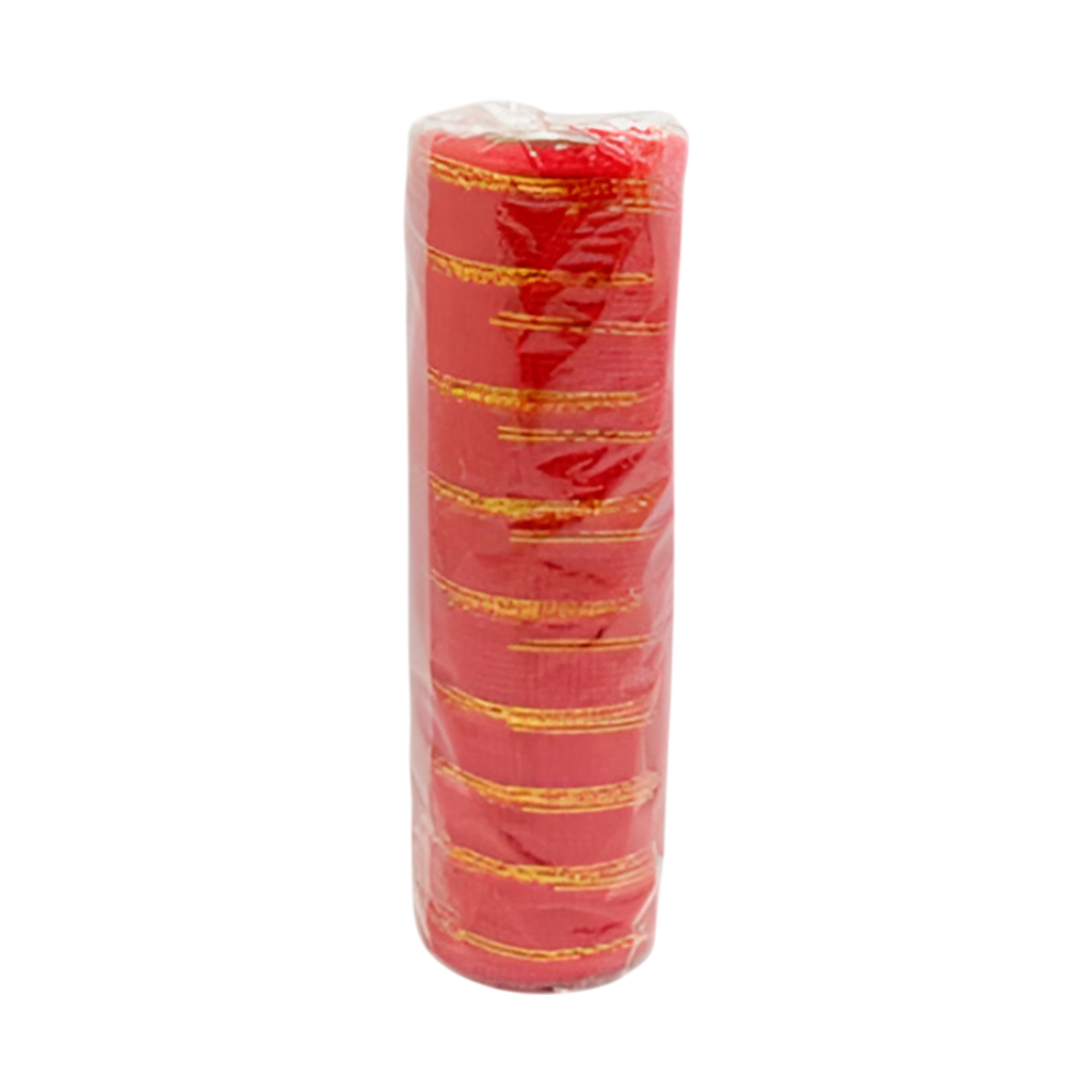 Cinta navideña 25cmx10yd cd3456 varios colores