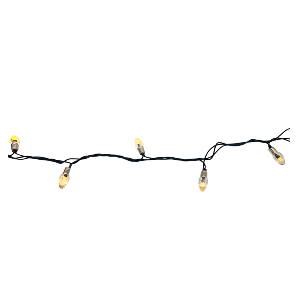 Conexion navideña 26l 8f 2.4m blanco calido  cable verde 37