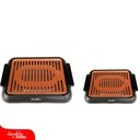 Parrilla electrica antiadherente 1200 watts decakila kuec028b negro