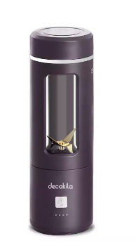 Licuadora portatil recargable 0.35 litros decakila kmjb020z negro