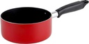 Olla con mango y tapadera 18x8cm decakila kmep008b rojo