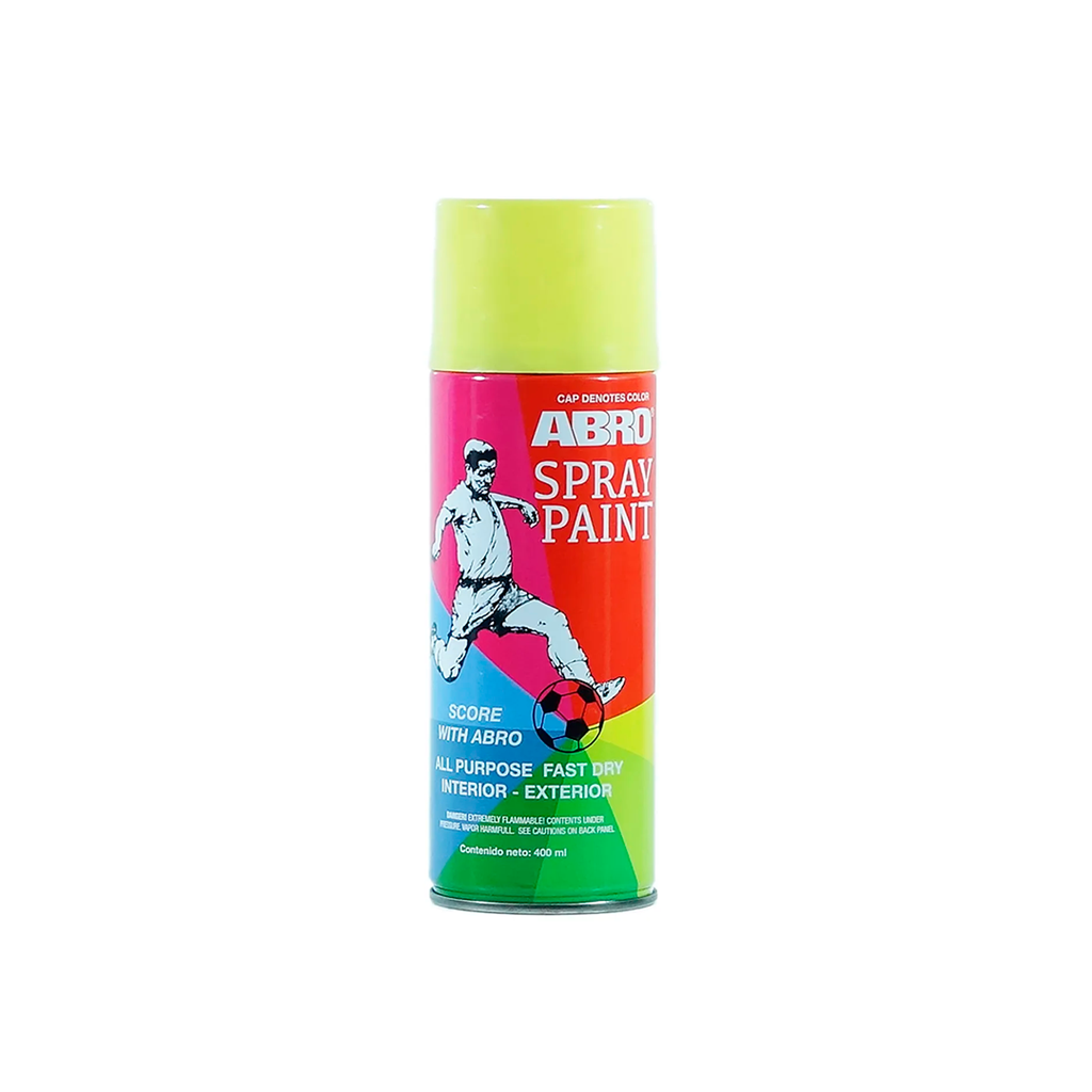 Pintura spray abro 053 amarillo brillante
