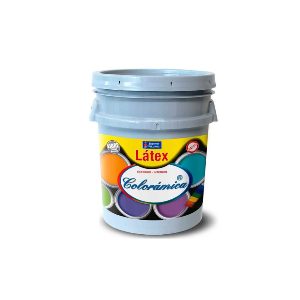 Pintura coloramica latex 1-cubeta sherwin williams verde jardin
